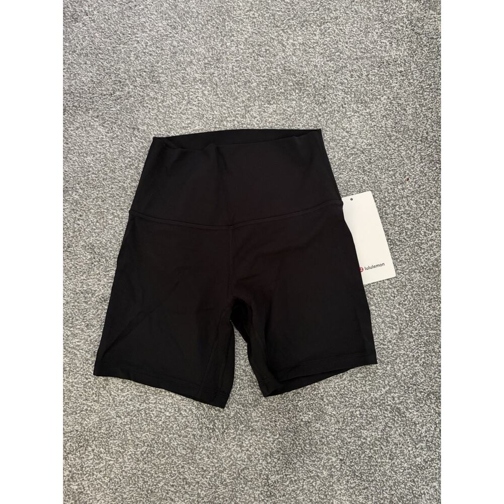Lululemon Align HR Shorts 6" Black New Yoga Gym Athleisure High Rise